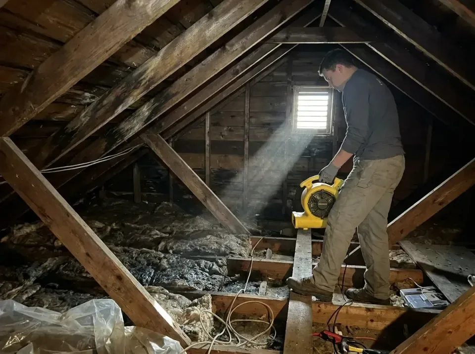 attic-water-damage-drying-proc-007 — frequently asked questions, Emergency Water Extraction & 24/7 Flood Response in Westval…